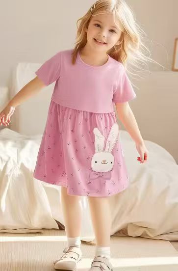 The RABBIT APPLIQUE Dress