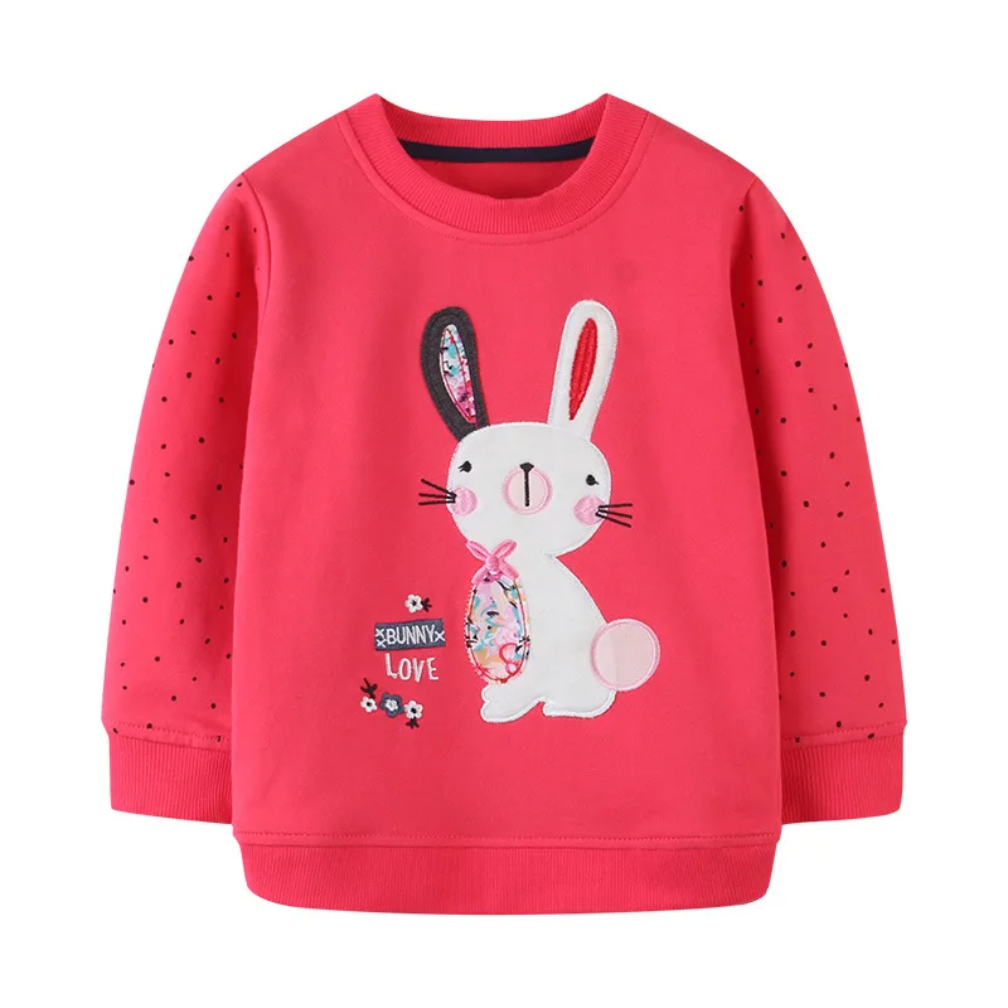 The BUNNY Applique Terry Sweatshirt
