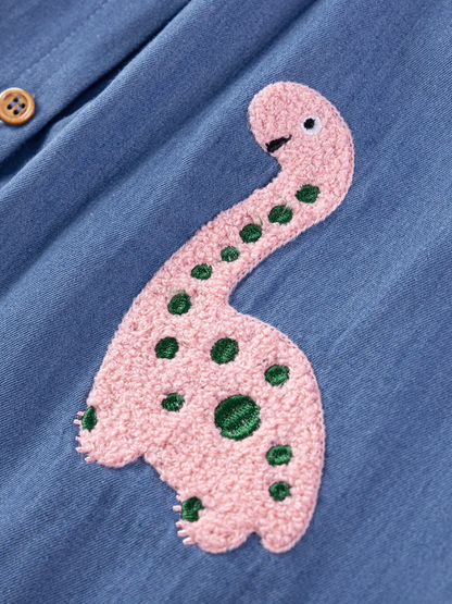 The DENIM Embroidered Dress