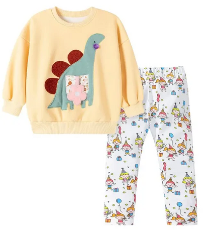 The DINO DAYS Girls Pant Set